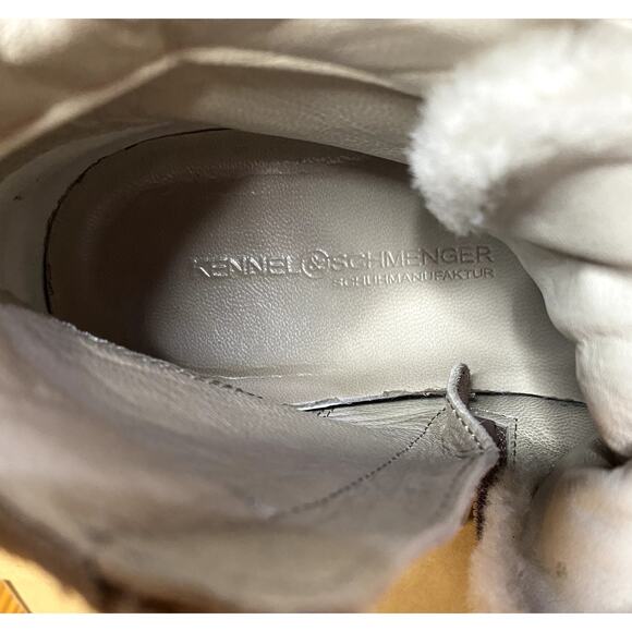 Kennel & Schmenger Ankle Bootie in Beige Suede Size 5 Made in Germany - Picture 7 of 8